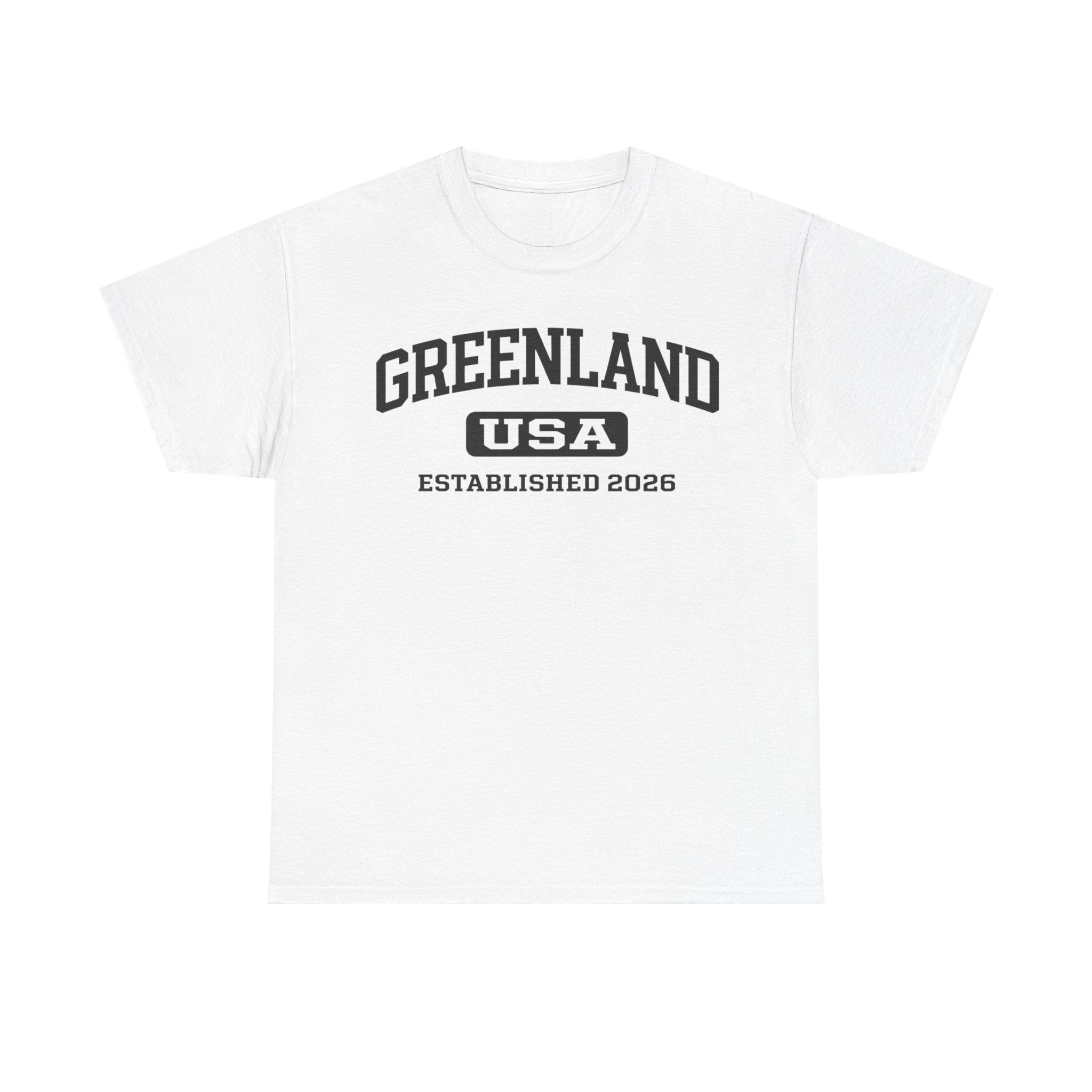 Greenland T-Shirt | Collegiate Arch Logo, Menswear Viral