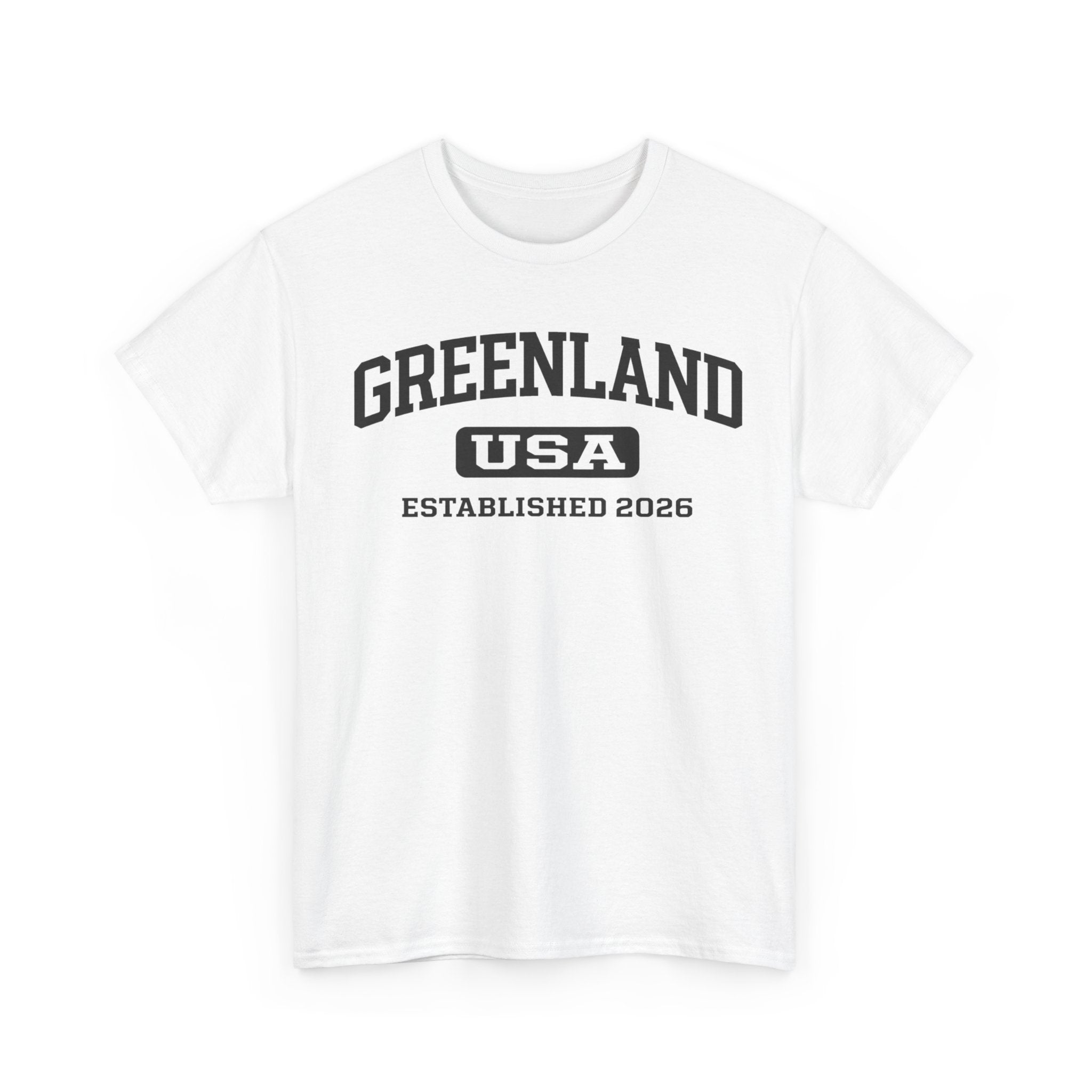 Greenland T-Shirt | Collegiate Arch Logo, Menswear Viral