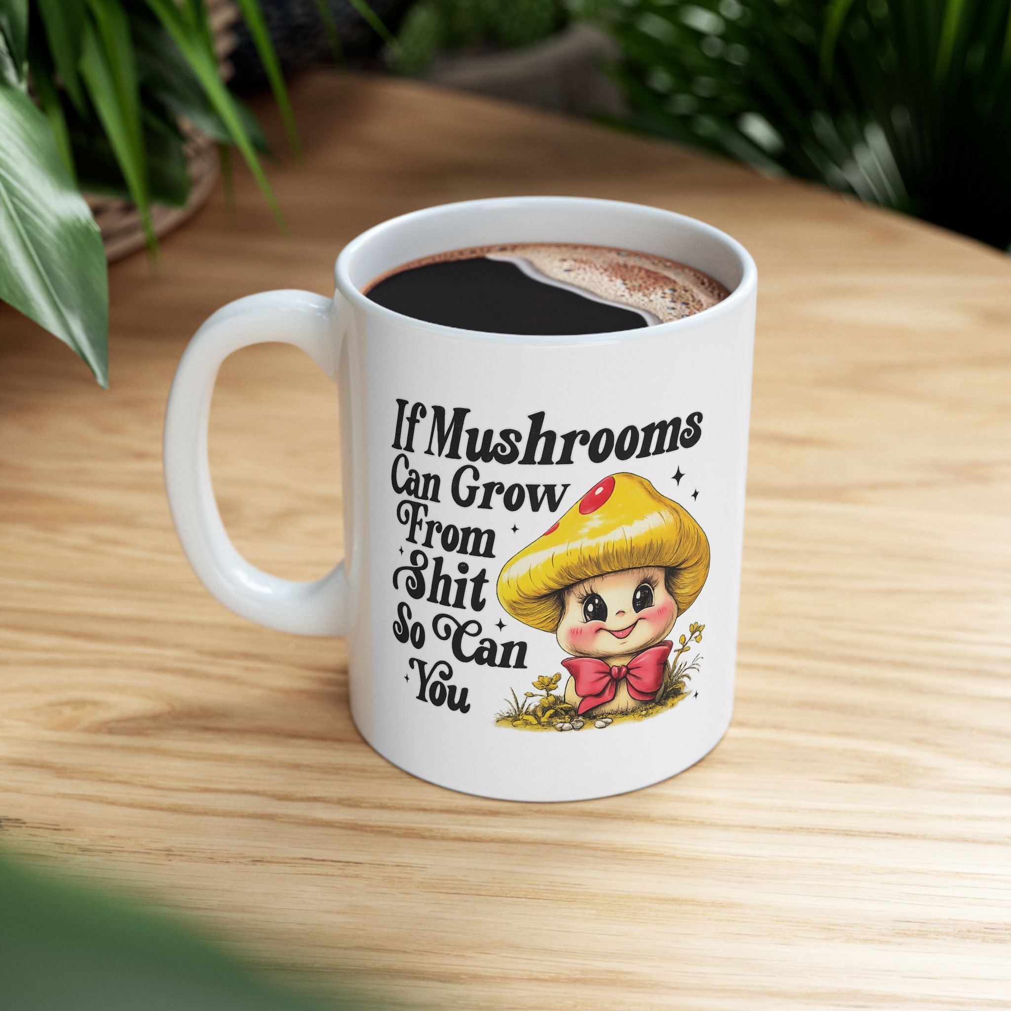 Funny  Mushroom Mug