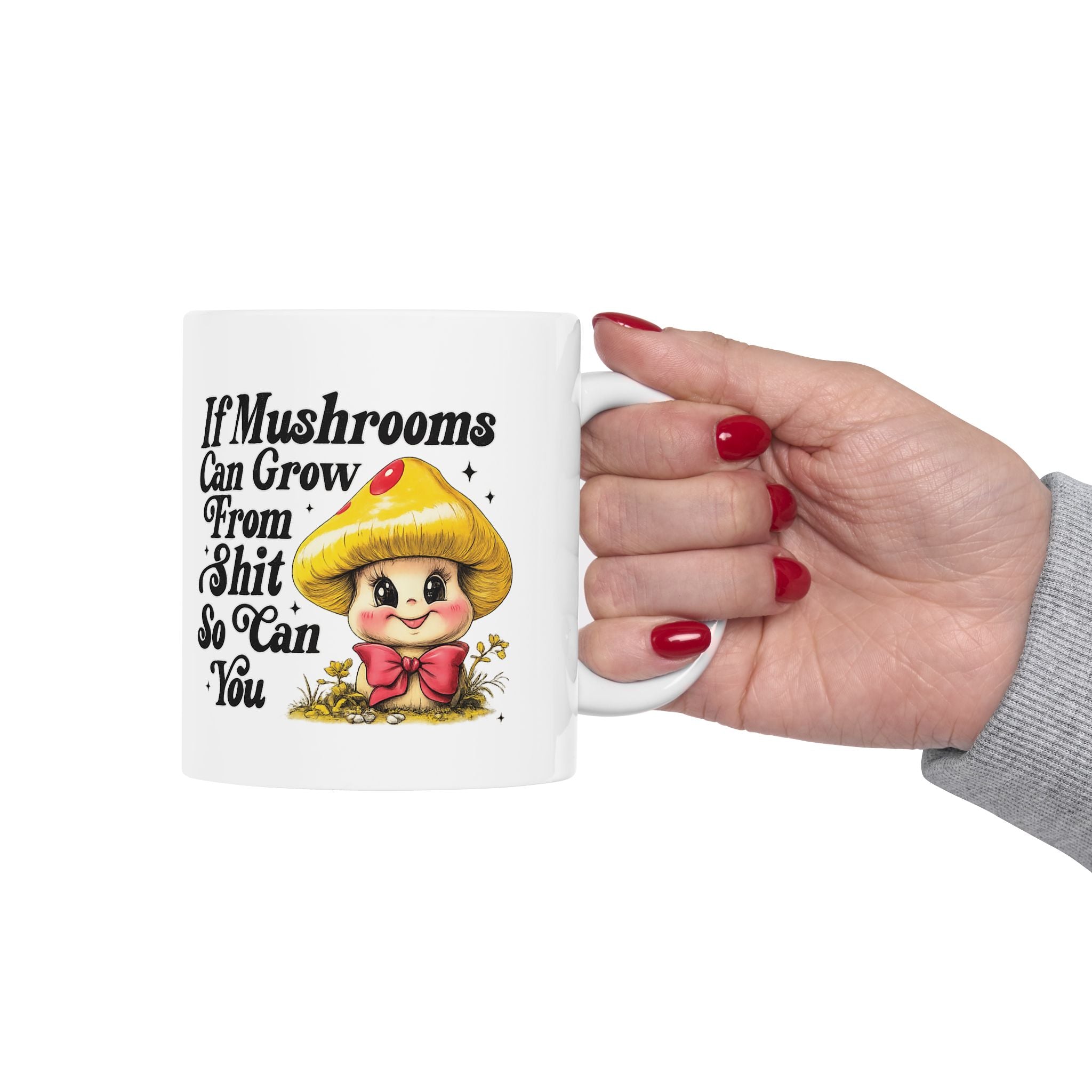 Funny  Mushroom Mug