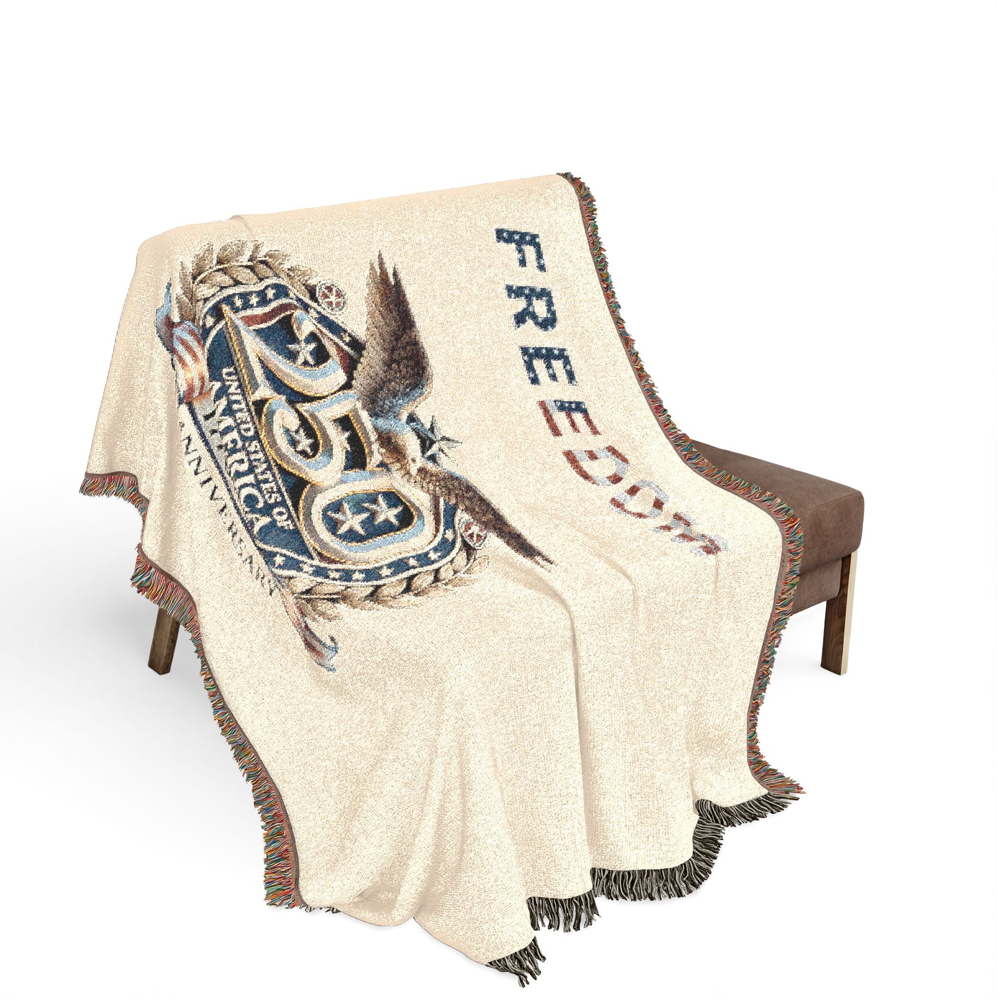 Freedom 250th Anniversary Woven Blanket July 4th