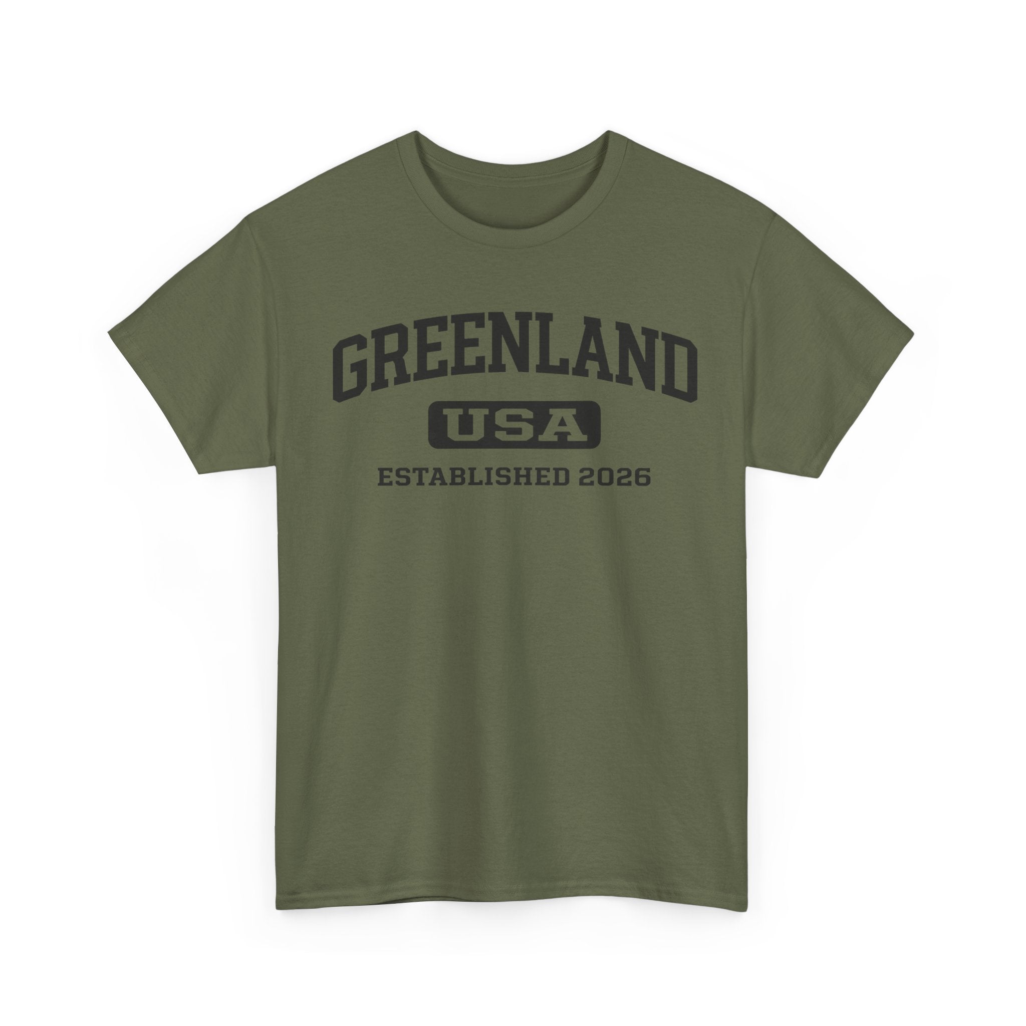 Greenland T-Shirt | Collegiate Arch Logo, Menswear Viral