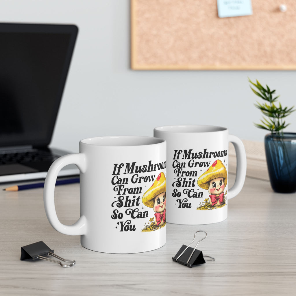 Funny  Mushroom Mug