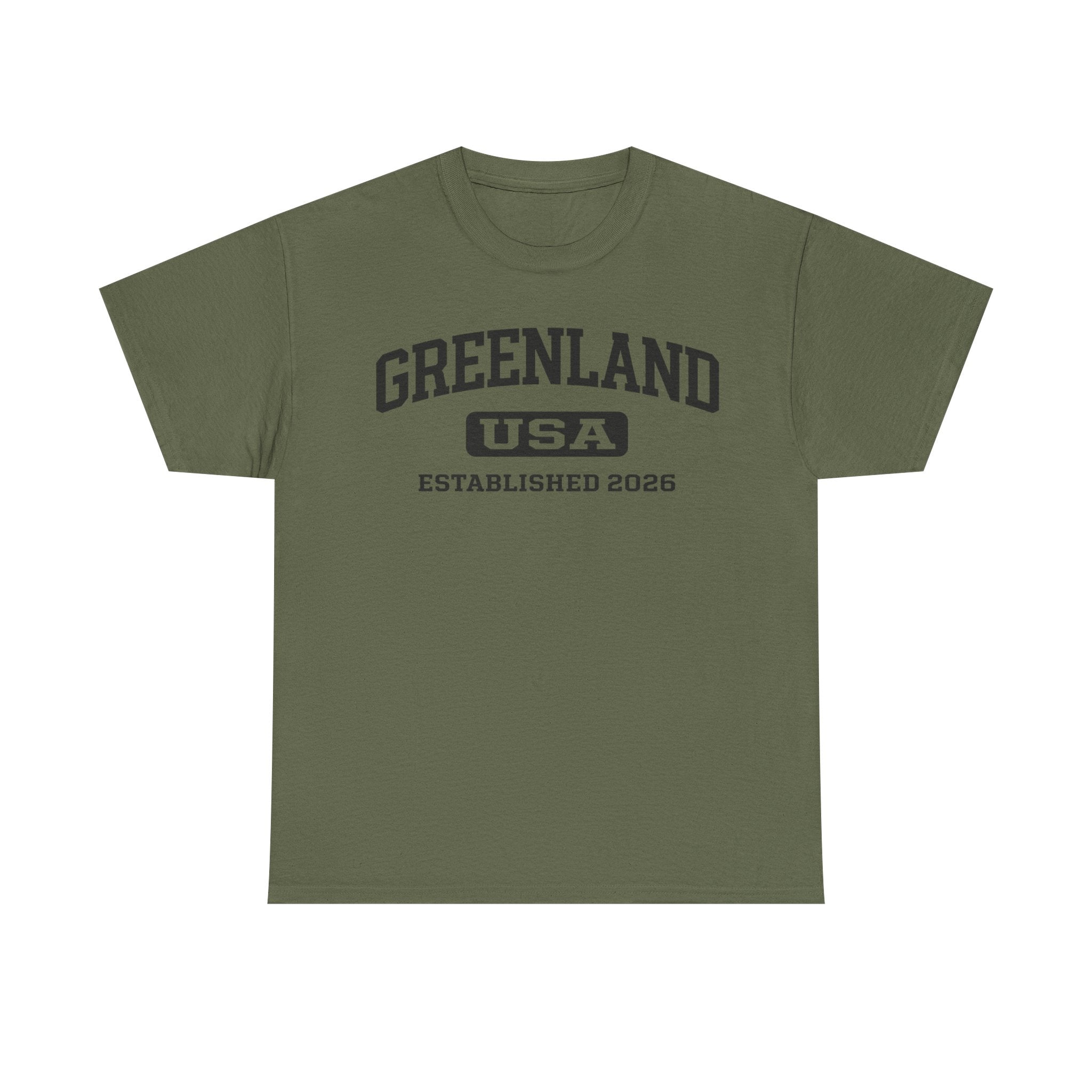 Greenland T-Shirt | Collegiate Arch Logo, Menswear Viral
