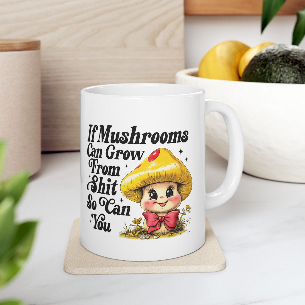 Funny  Mushroom Mug