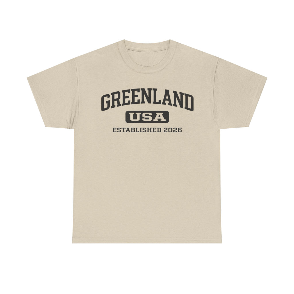 Greenland T-Shirt | Collegiate Arch Logo, Menswear Viral