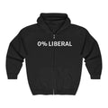 0 Percent lib Unisex Heavy Blend™ Full Zip Hooded Sweatshirt Funny Thanksgiving Gift Christmas Dad